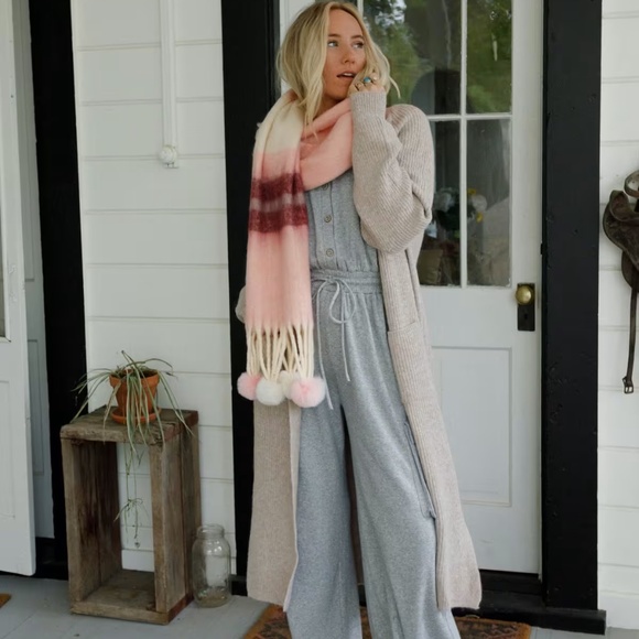 NWOT Three Bird Nest Bennett Long Cardigan in Oatmeal Size S/M - Picture 2 of 7